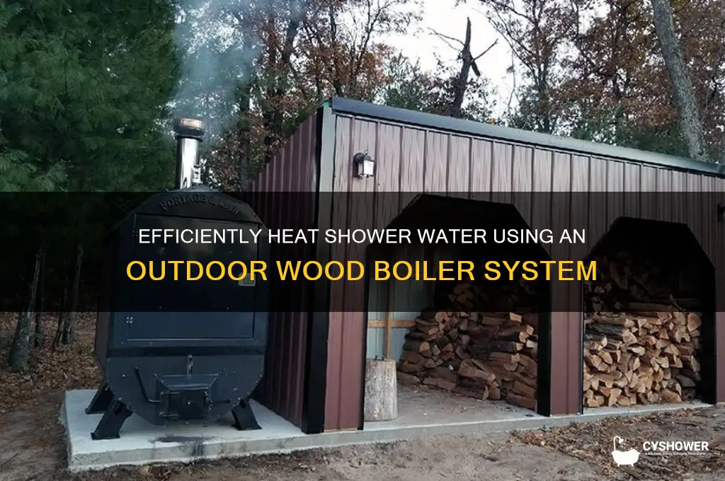 how to heat shower water with outdoor wood boiler