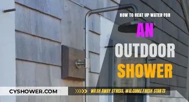 Easy Outdoor Shower Setup: Heating Water for a Refreshing Experience