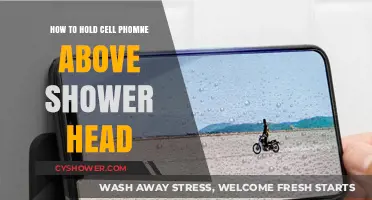 Safely Holding Your Phone Above the Shower Head: Tips and Tricks