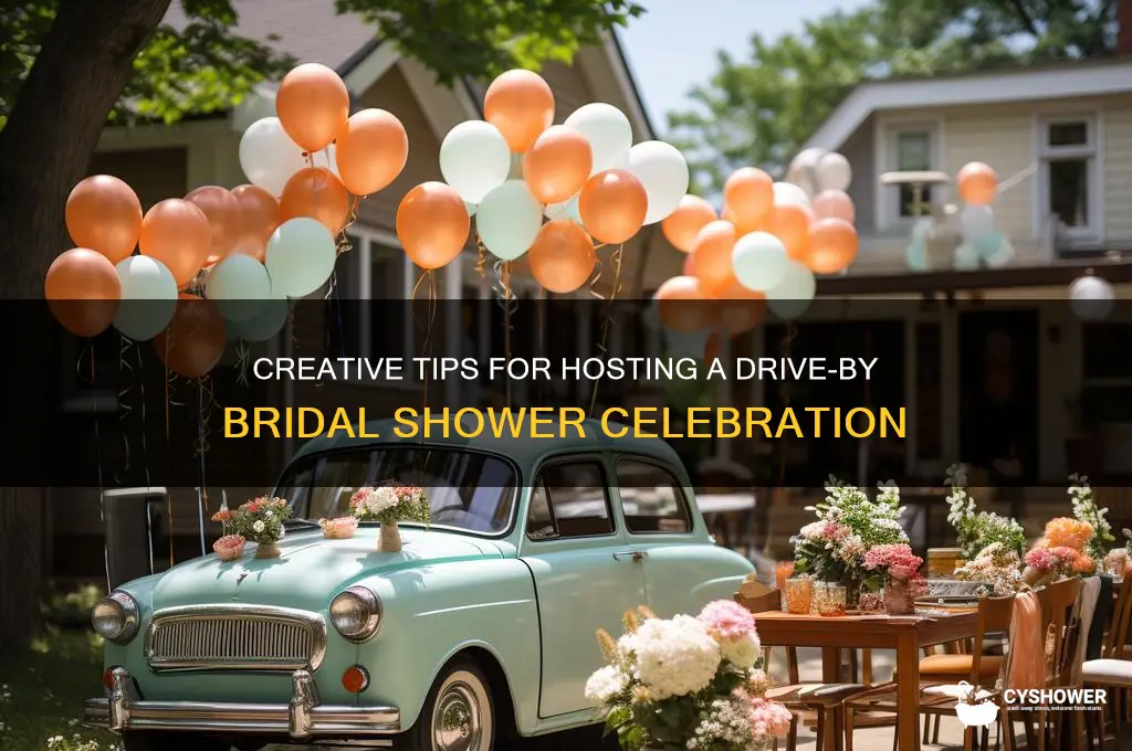 how to host a drive by bridal shower
