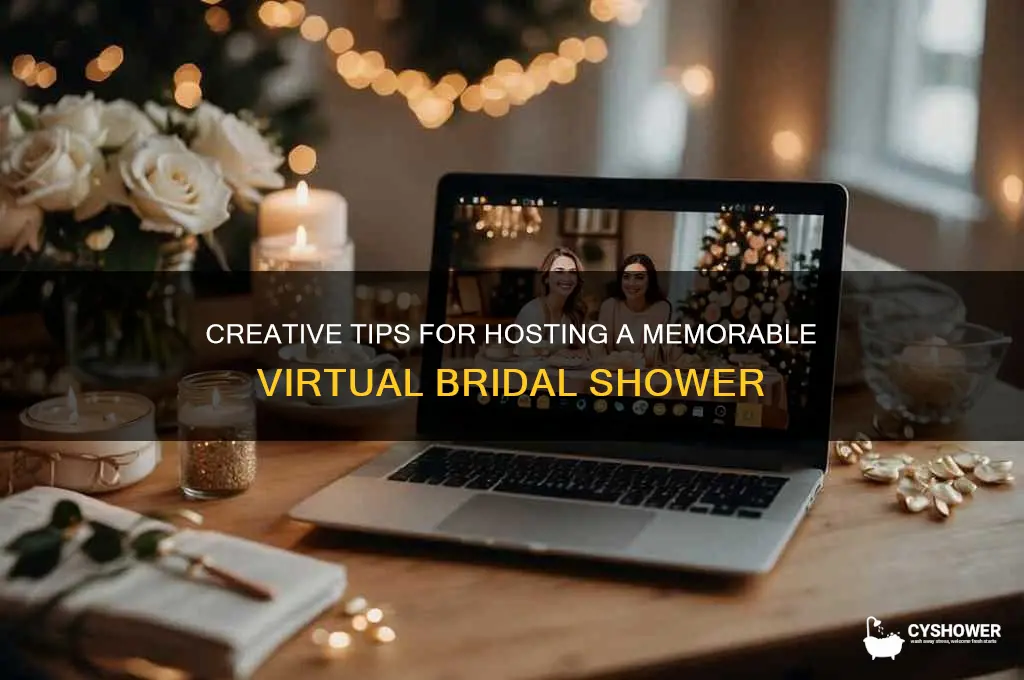 how to host a virtual bridal shower