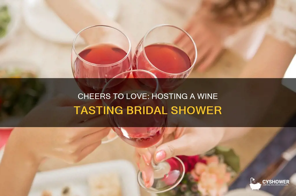 how to host a wine tasting bridal shower