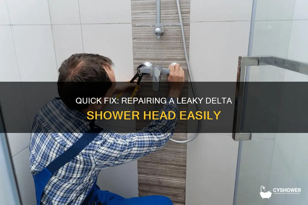 how to how to fix a leaky delta shower head