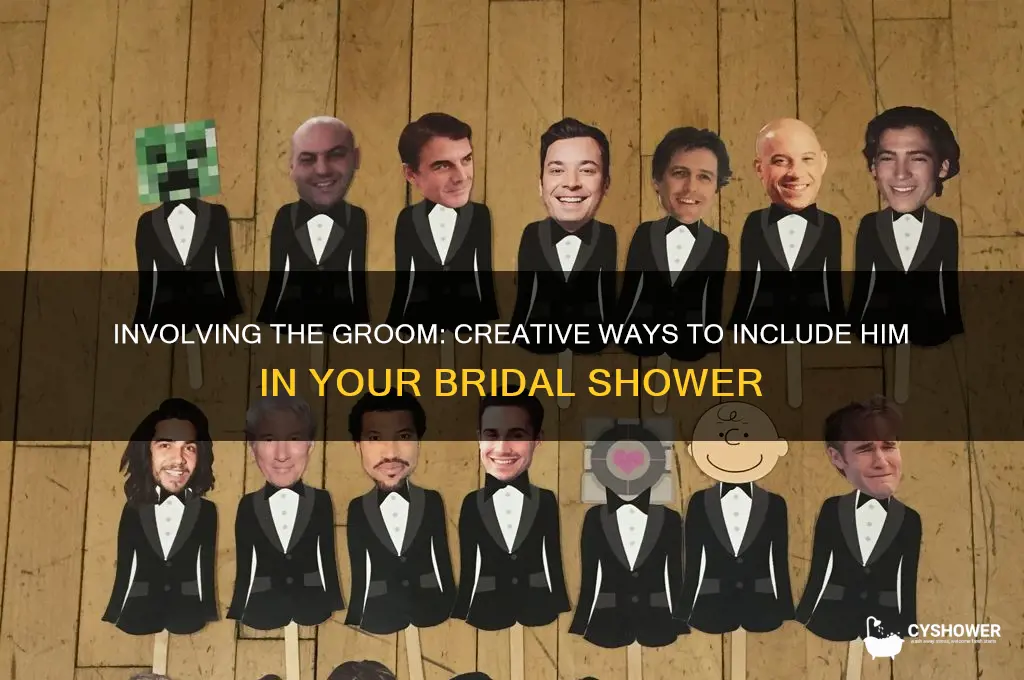how to incorporate the groom in bridal shower