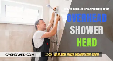 Boost Your Shower Experience: Tips to Increase Overhead Spray Pressure