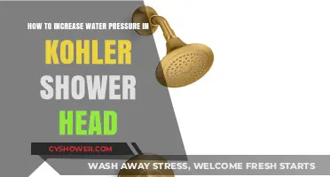 Boost Your Kohler Shower Head's Water Pressure: Simple Solutions