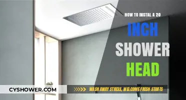 Upgrade Your Shower Experience: Easy 20-Inch Shower Head Installation Guide