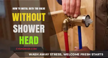 Easy Guide to Installing a Bathtub Valve Without a Shower Head