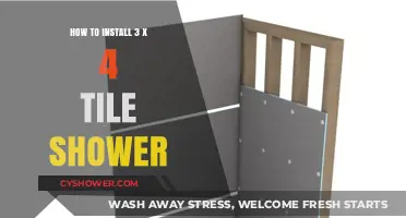 Step-by-Step Guide to Installing a 3 x 4 Tile Shower