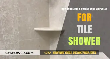 Easy Guide: Installing a Corner Soap Dispenser in Tile Showers