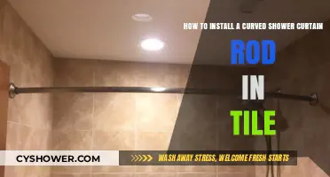 Easy Guide: Installing a Curved Shower Curtain Rod in Tile