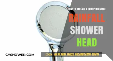 Upgrade Your Shower: Easy Steps to Install a European Rainfall Shower Head