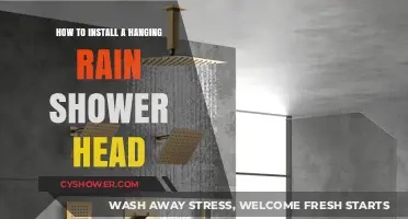 Easy Steps to Install a Hanging Rain Shower Head at Home