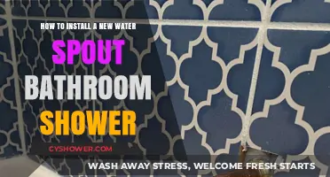 Easy DIY Guide: Installing a New Water Spout Bathroom Shower