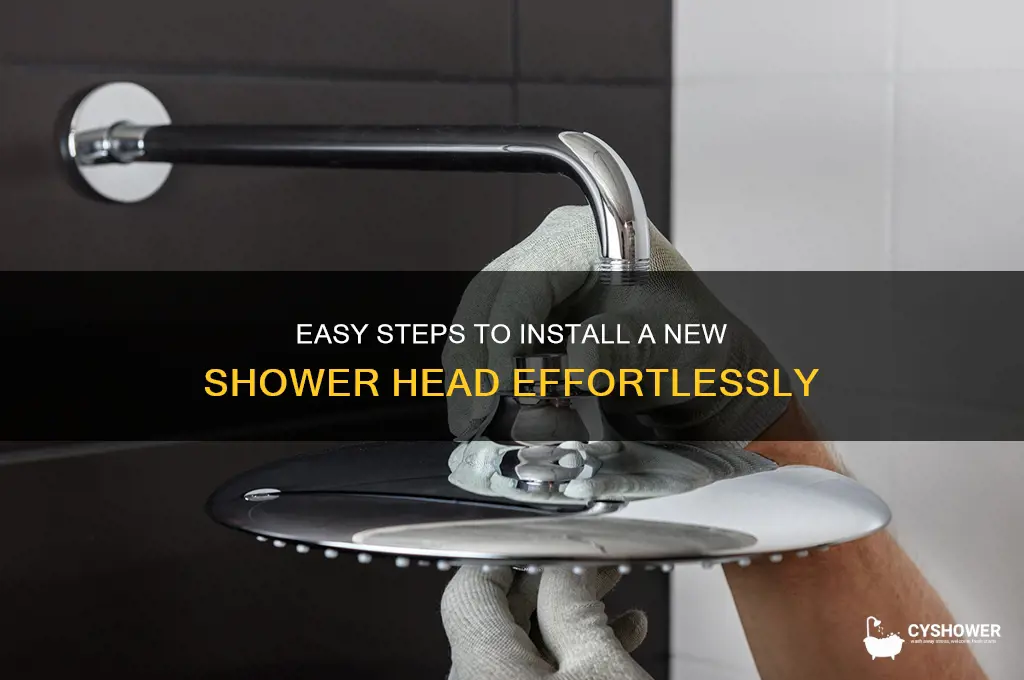 how to install a nw shower head