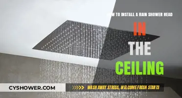 Ceiling Rain Shower Head Installation: Step-by-Step Guide for a Luxurious Upgrade