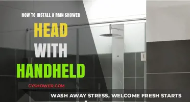 Easy DIY Guide: Installing a Rain Shower Head with Handheld