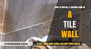 Easy Guide to Installing a Shower Arm in Tile Walls