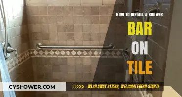 Easy Guide: Installing a Shower Bar on Tile Walls