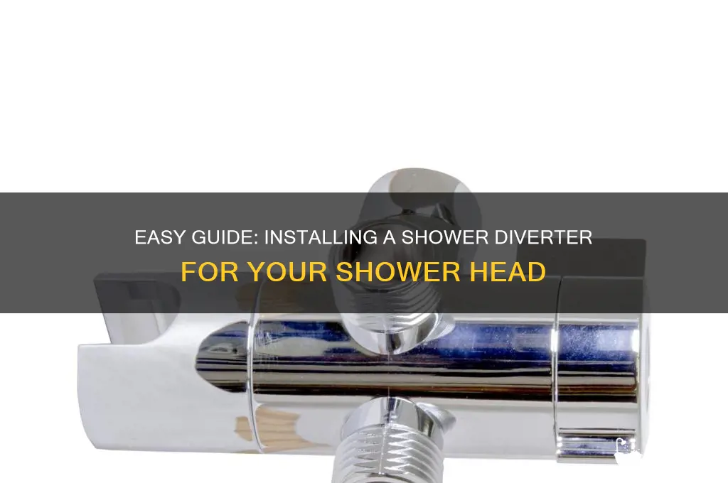 how to install a shower diverter for shower head