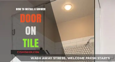 Step-by-Step Guide to Installing a Shower Door on Tile