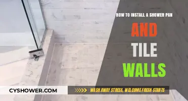 Master Shower Installation: Pan Setup & Wall Tiling Guide