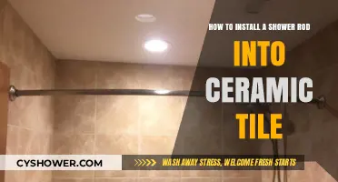 Easy Guide: Installing a Shower Rod in Ceramic Tile Walls