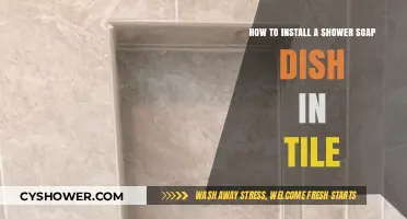 Easy Steps to Install a Shower Soap Dish in Tile