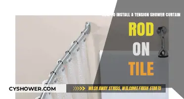 Easy Guide: Installing a Tension Shower Curtain Rod on Tile