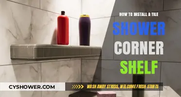 Easy DIY Guide: Installing a Tile Shower Corner Shelf
