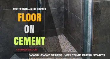 Step-by-Step Guide to Installing a Tile Shower Floor on Cement