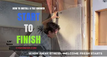 Complete Guide: Installing a Tile Shower from Start to Finish
