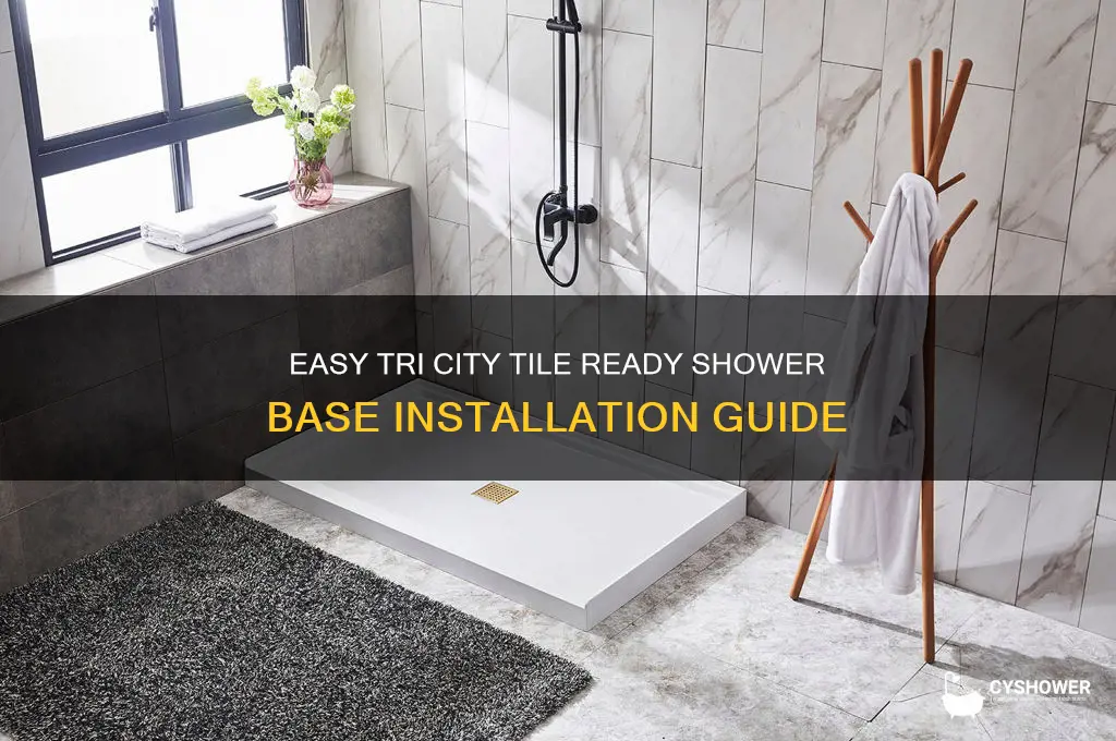 how to install a tri city tile ready shower base