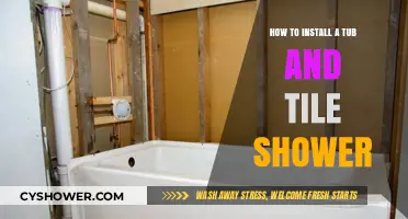 Step-by-Step Guide to Installing a Tub and Tile Shower