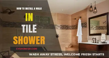 Step-by-Step Guide to Installing a Walk-In Tile Shower