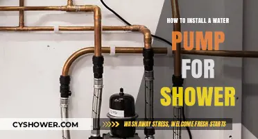 Easy Guide to Installing a Water Pump for Your Shower