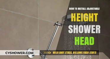 Easy DIY Guide: Installing an Adjustable Height Shower Head