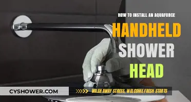 Easy Guide: Installing Your Aquaforce Handheld Shower Head Step-by-Step