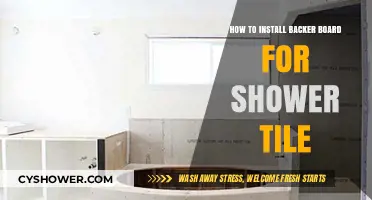Step-by-Step Guide to Installing Backer Board for Shower Tile
