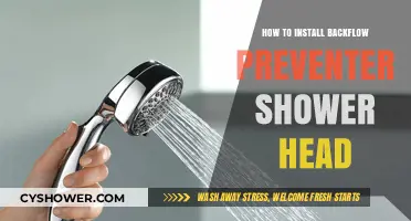 Easy Guide to Installing a Backflow Preventer Shower Head