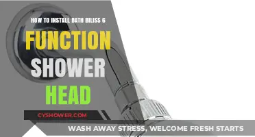 Easy Bath Bliss Shower Head Installation Guide: 6 Functions Explained