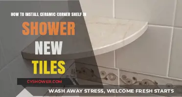 Easy Guide to Installing Ceramic Corner Shelves in New Shower Tiles