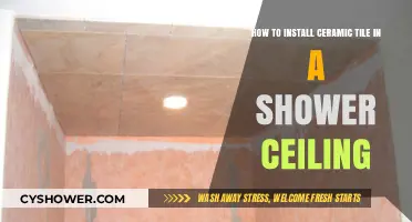 Step-by-Step Guide to Installing Ceramic Tile on Shower Ceilings