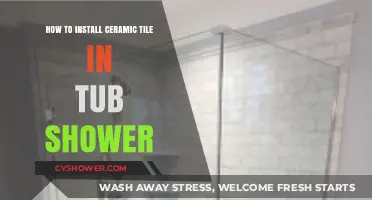 Step-by-Step Guide to Installing Ceramic Tile in Your Tub Shower