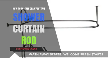Easy Steps to Install a Clawfoot Tub Shower Curtain Rod
