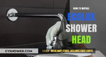 Easy Ecolux Shower Head Installation Guide: Step-by-Step Instructions