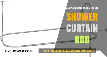 Easy Installation Guide: Ez-Flo Square Shower Curtain Rod Setup