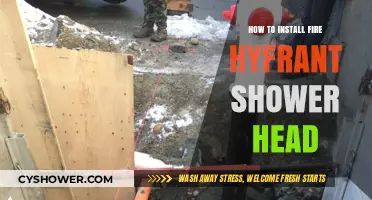 Easy Steps to Install a Fire Hydrant Shower Head at Home
