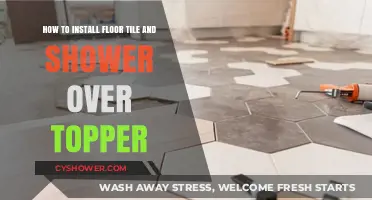 DIY Tile Installation: Floors and Shower Topper Made Easy