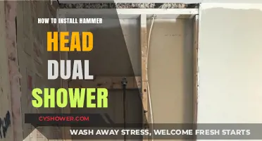 Step-by-Step Guide to Installing Hammer Head Dual Shower System